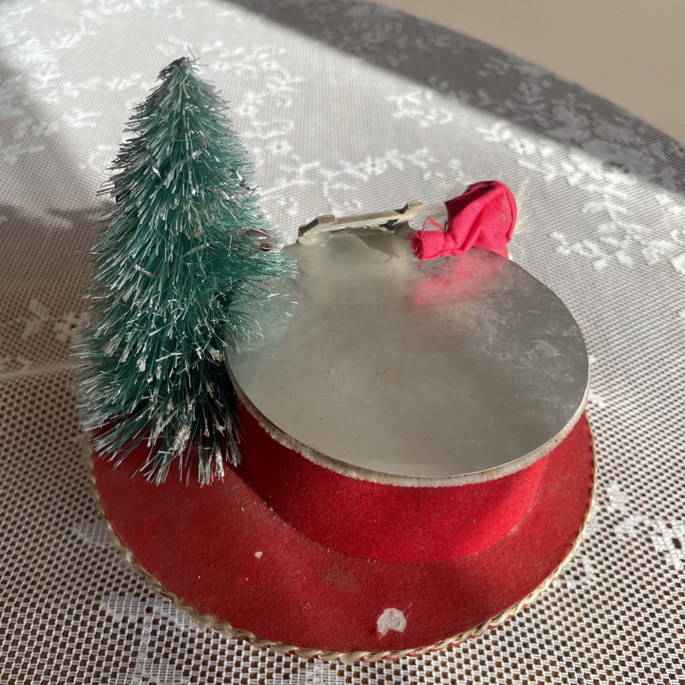 Vintage Musical Christmas Assemblage Stand Pixie Mercury Bead Bottle Tree Japan - Picture 10 of 16